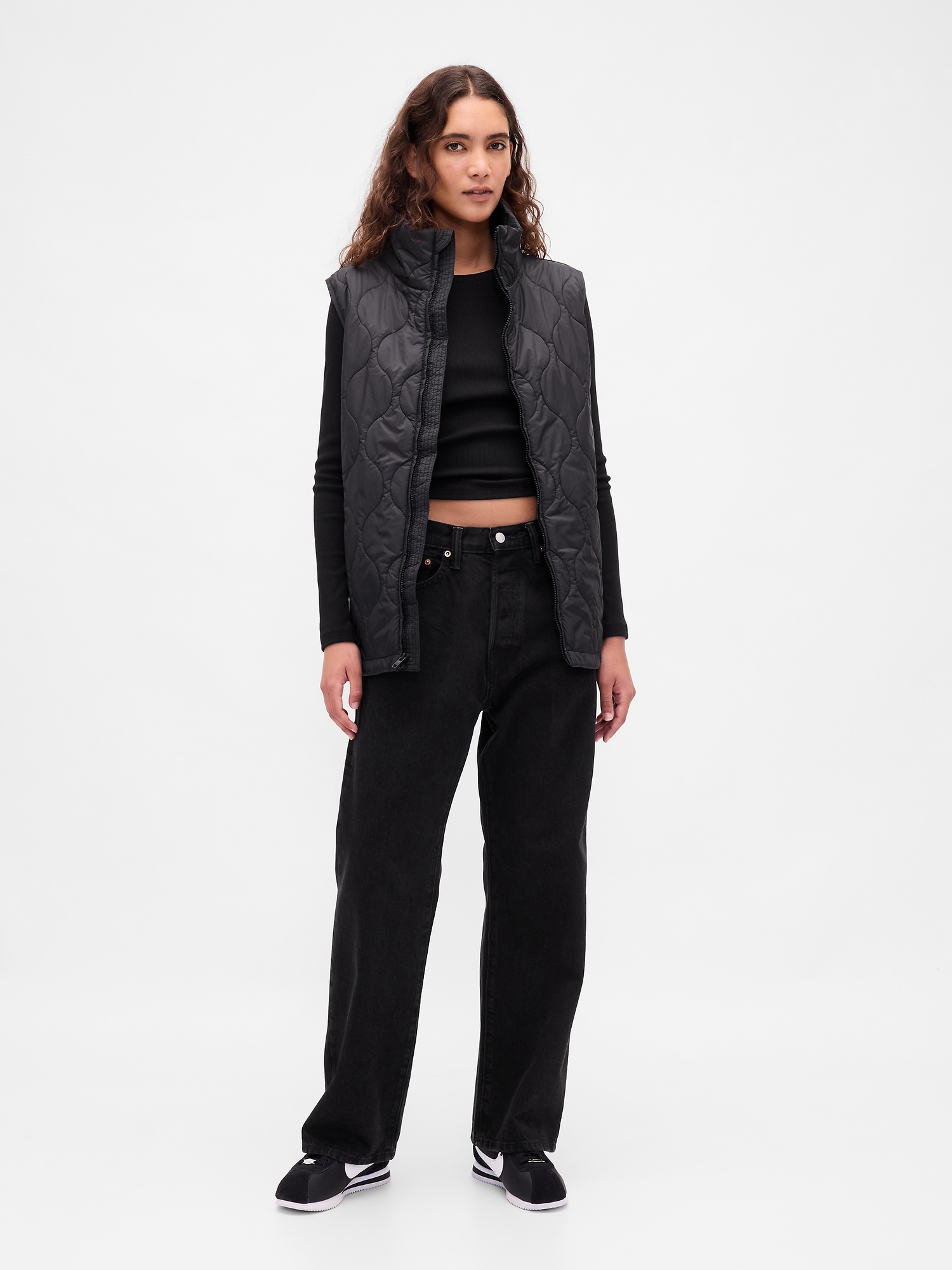 Recycled Lightweight Quilted Puffer Vest