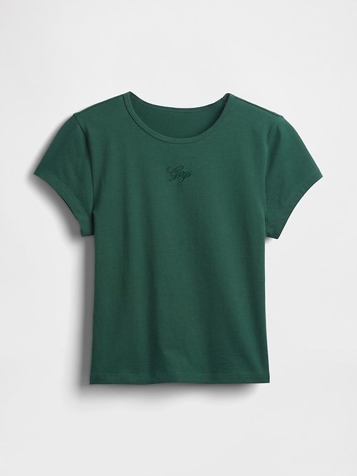 Image number 5 showing, Cotton Jersey Crop Logo T-Shirt