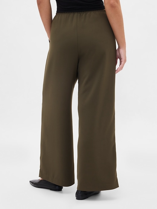 Image number 6 showing, Easy Wide-Leg Pants