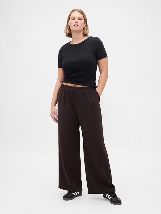 Image number 5 showing, Easy Wide-Leg Pants