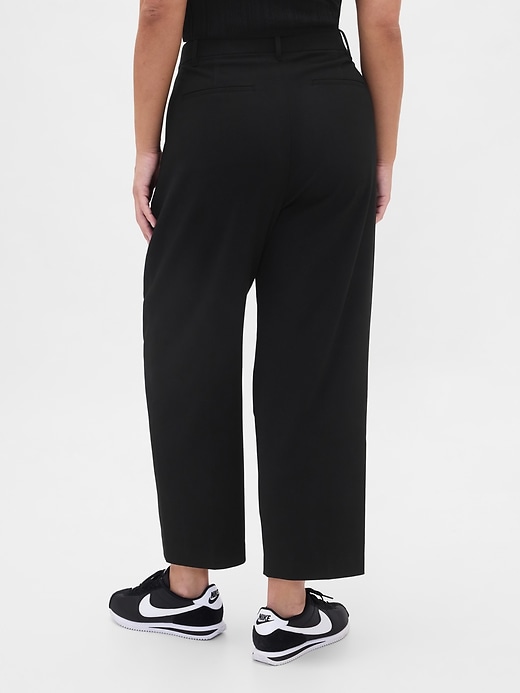 Image number 6 showing, 365 High Rise Brushed Twill Taper Ankle Trousers