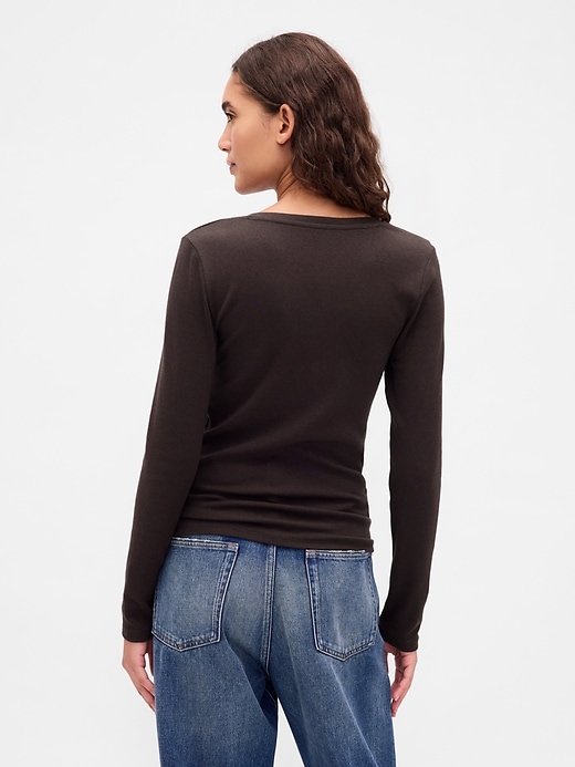 Image number 3 showing, Modern V-Neck T-Shirt