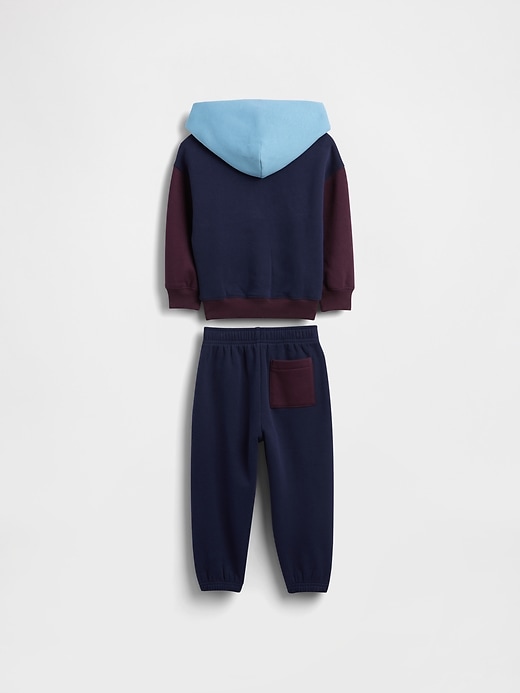 Image number 3 showing, Baby & Toddler VintageSoft Colorblock Hoodie Set