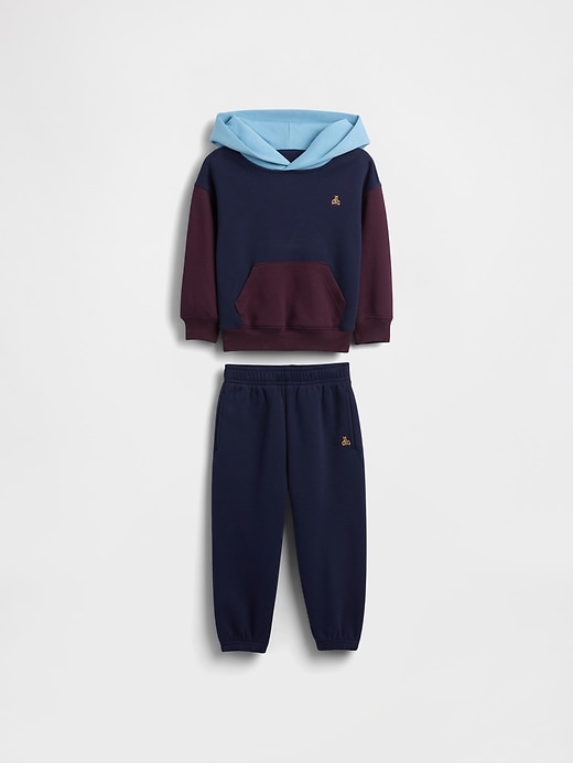 Image number 2 showing, Baby & Toddler VintageSoft Colorblock Hoodie Set