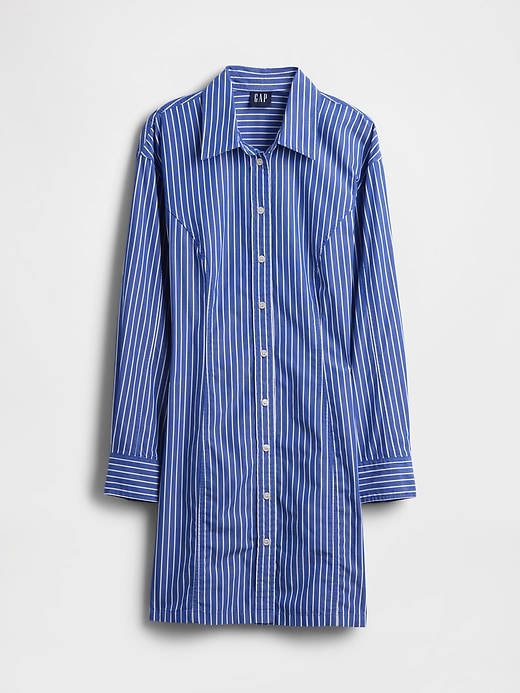 Image number 7 showing, Organic Cotton Poplin Mini Shirtdress
