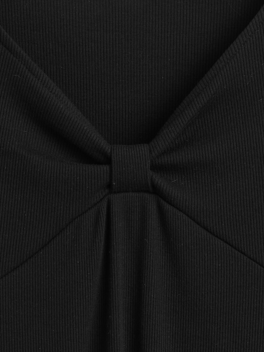 Image number 4 showing, Kids Rib Bow Dress