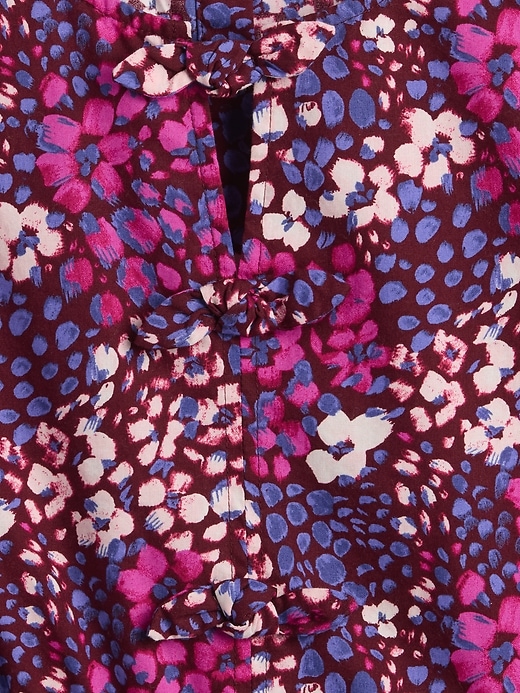 Image number 5 showing, Kids Puff-Sleeve Peplum Top