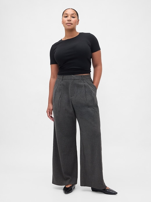 Image number 5 showing, 365 High Rise Brushed Twill Pleated Trousers