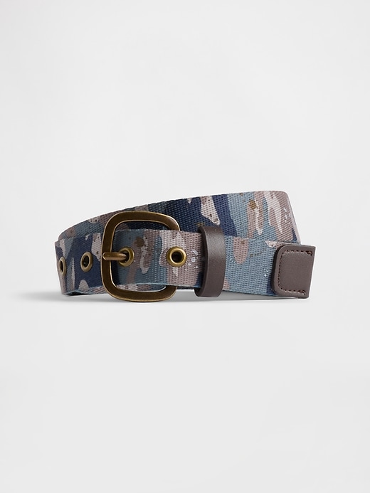 Image number 1 showing, Kids Camo Webbed Belt