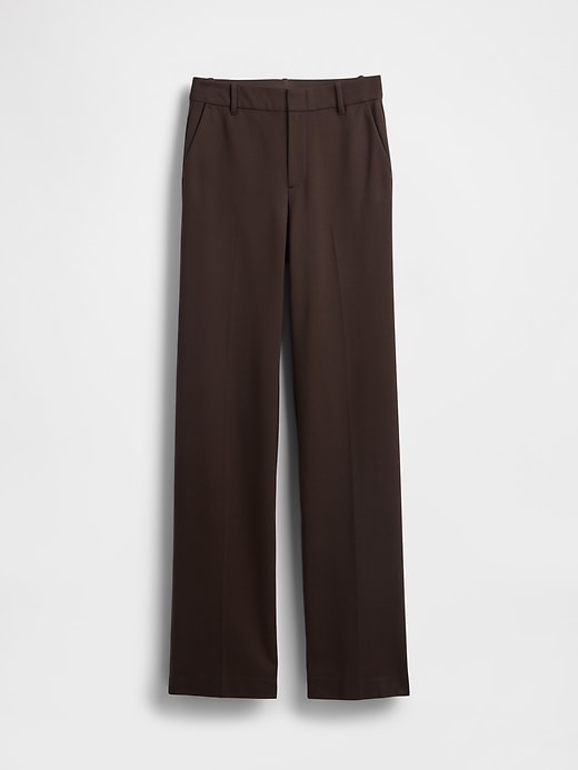 Image number 6 showing, High Rise Double Knit Wide-Leg Pants