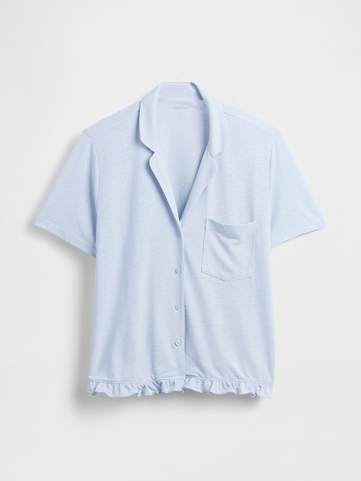 Image number 4 showing, Ruffle PJ Shirt