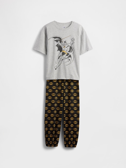 Image number 1 showing, Kids Batman Recycled PJ Jogger Set