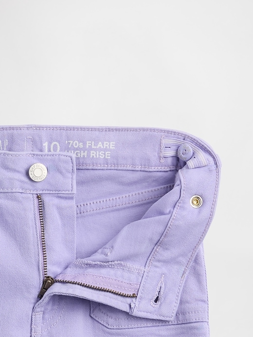 Image number 5 showing, Kids High Rise '70s Flare Jeans