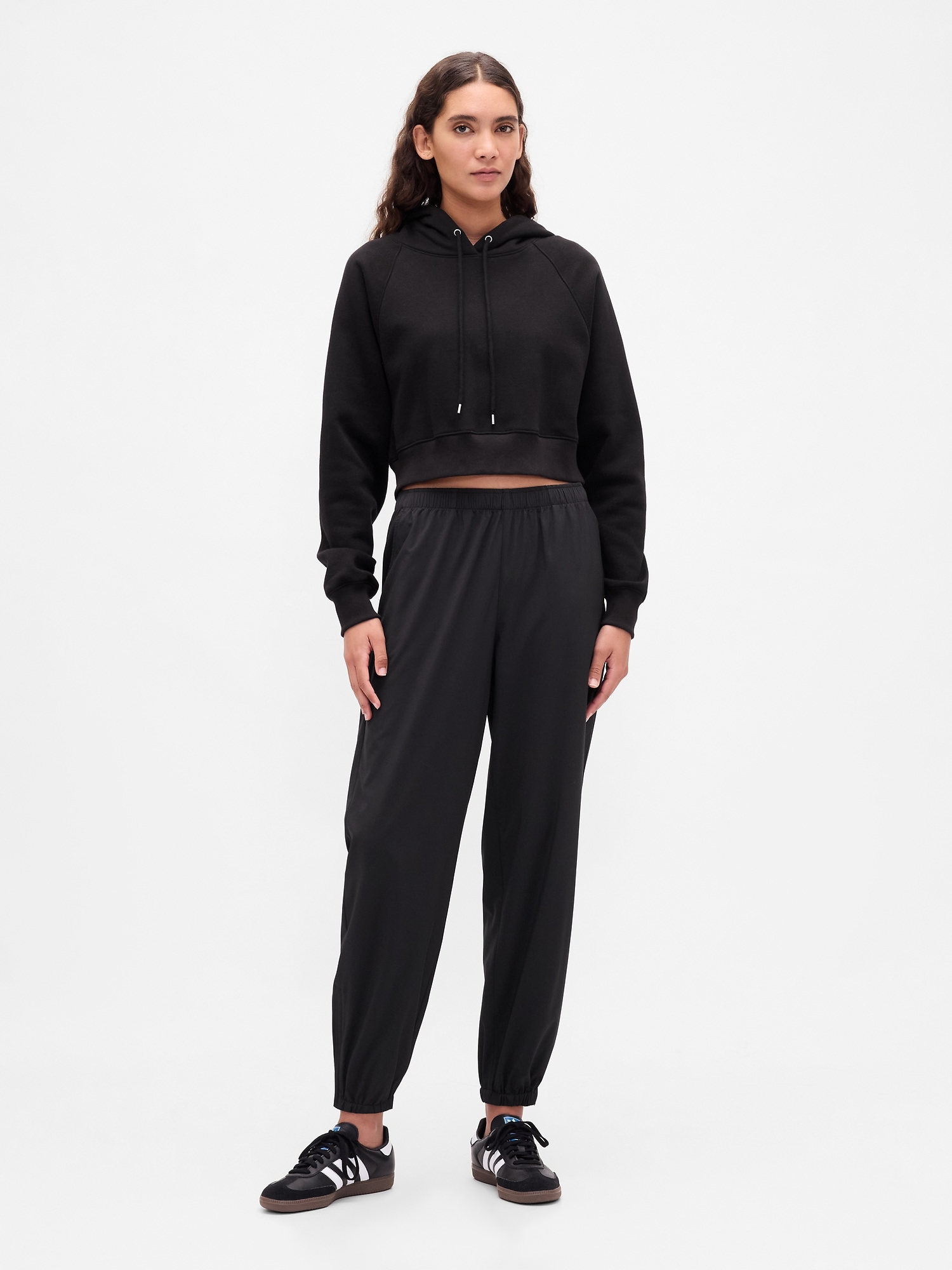 GapFit Tech High Rise Zip-Hem Joggers