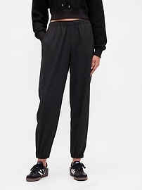 Image number 2 showing, GapFit Tech High Rise Zip-Hem Joggers