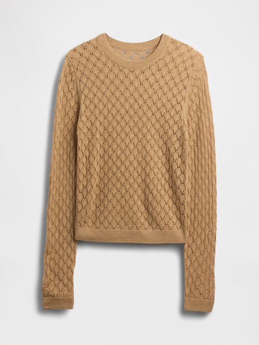 Image number 5 showing, Pointelle Sweater
