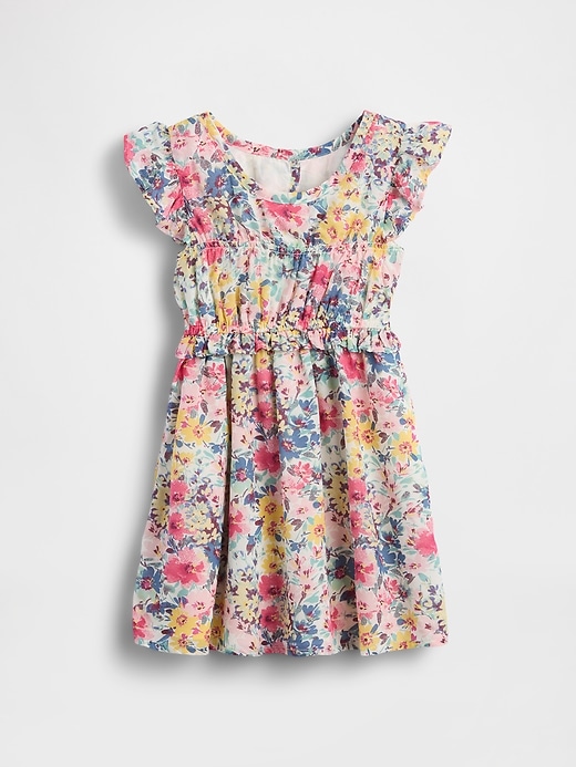 Image number 2 showing, Baby & Toddler Smocked Ruffle Dress