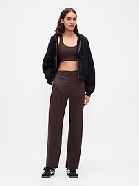 Image number 1 showing, GapFit Tech High Rise Barrel Trousers