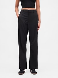 Image number 2 showing, GapFit Tech High Rise Barrel Trousers