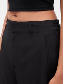 Image number 5 showing, GapFit Tech High Rise Barrel Trousers