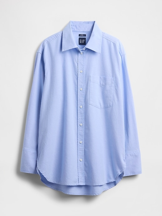 Image number 5 showing, Organic Cotton Oxford Big Shirt