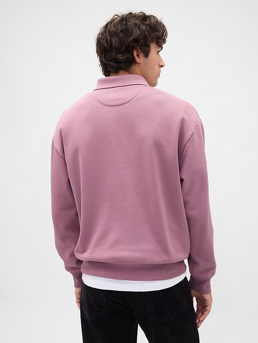 Image number 3 showing, Heavyweight Oversized Polo Sweatshirt