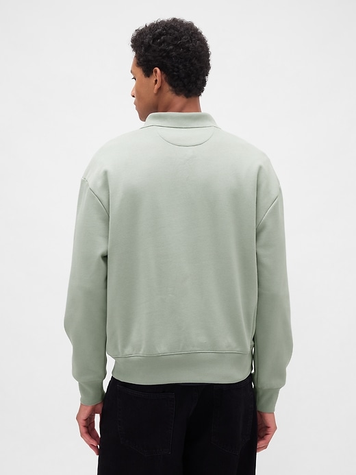 Image number 3 showing, Heavyweight Oversized Polo Sweatshirt