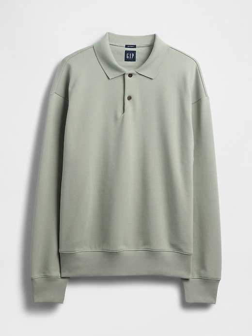 Image number 5 showing, Heavyweight Oversized Polo Sweatshirt