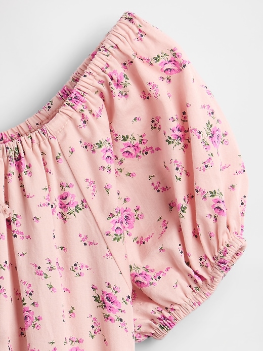 Image number 4 showing, Kids Puff-Sleeve Tiered Dress