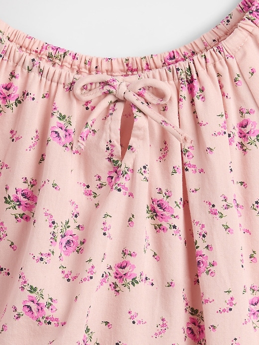 Image number 5 showing, Kids Puff-Sleeve Tiered Dress