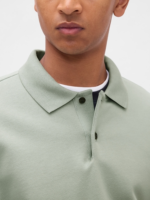 Image number 4 showing, Heavyweight Oversized Polo Sweatshirt