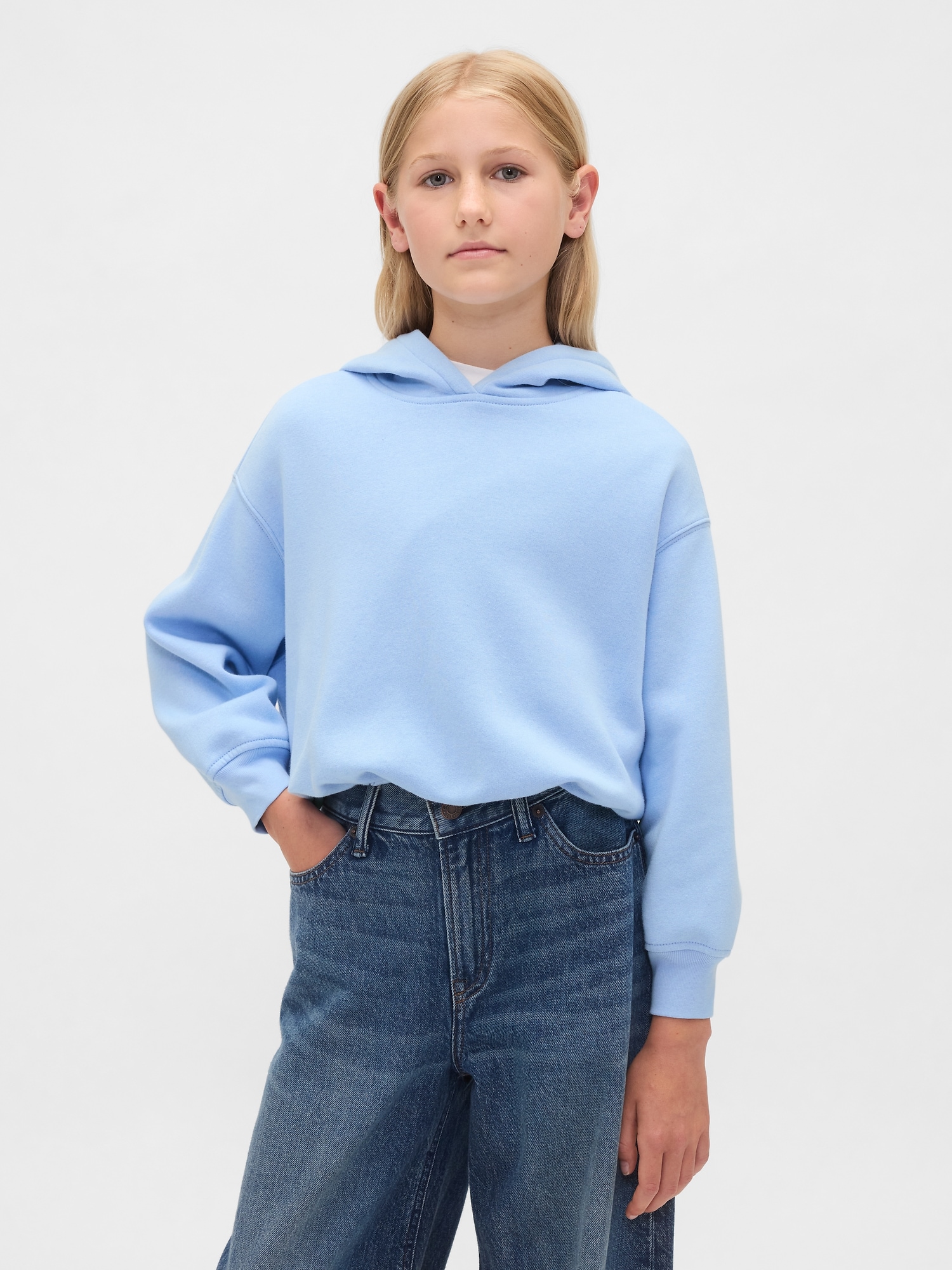 Kids VintageSoft Oversized Bubble Hoodie