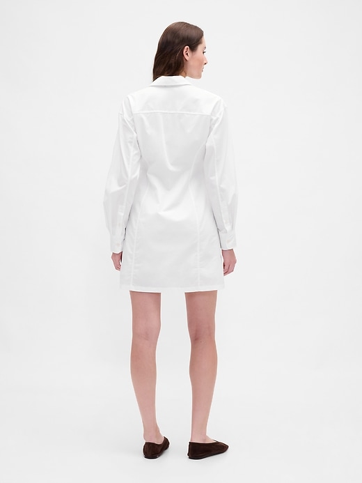 Image number 2 showing, Organic Cotton Poplin Mini Shirtdress