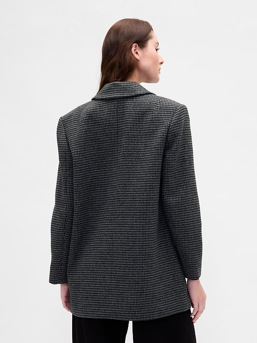 L'image numéro 3 présente Blazer surdimensionné en mélange de laine