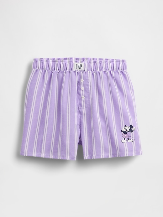 Image number 2 showing, Gap × Disney Kids Recycled Flannel PJ Boxer Shorts