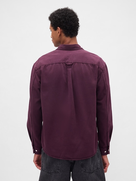 Image number 3 showing, UltraSoft Denim Relaxed Shirt