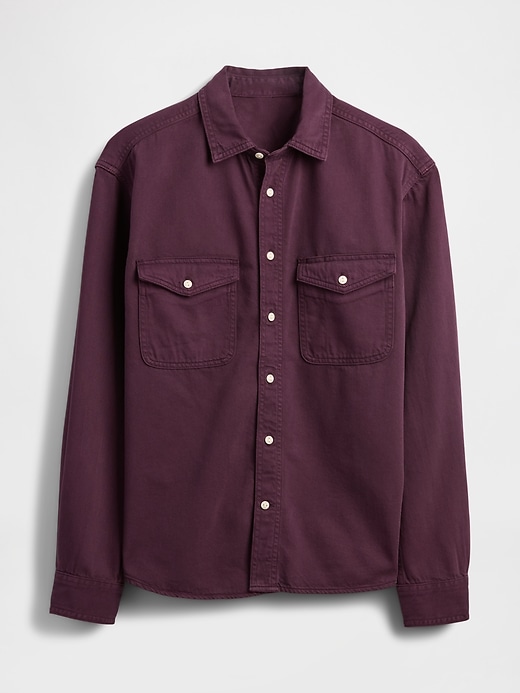 Image number 5 showing, UltraSoft Denim Relaxed Shirt