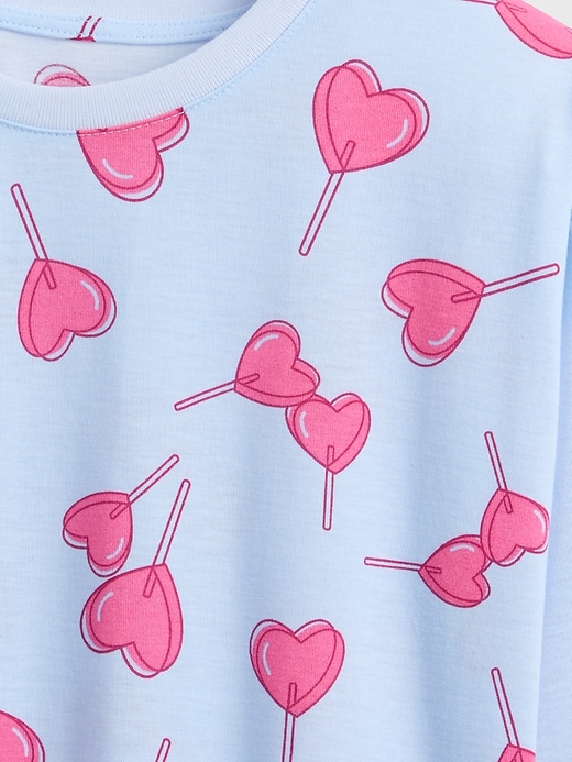 Image number 4 showing, Kids Recycled PJ Short Set