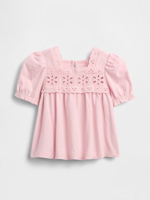 Image number 1 showing, Baby & Toddler Eyelet Top