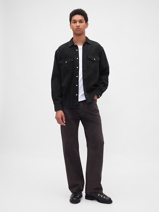 Image number 2 showing, UltraSoft Denim Relaxed Shirt