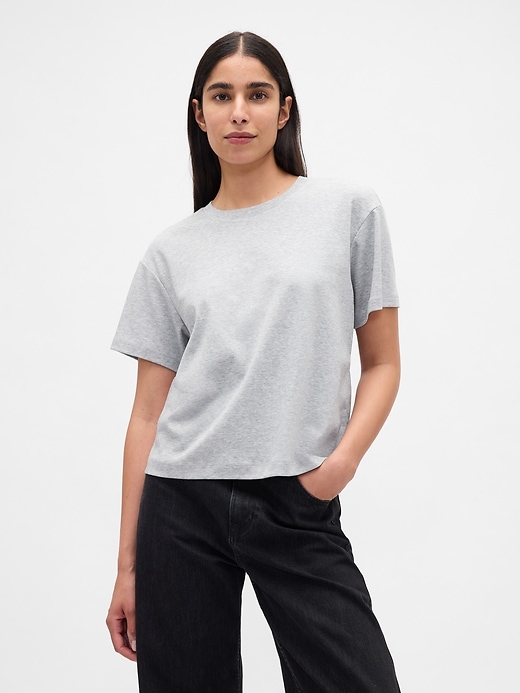 Image number 1 showing, Supima® Cotton Relaxed T-Shirt