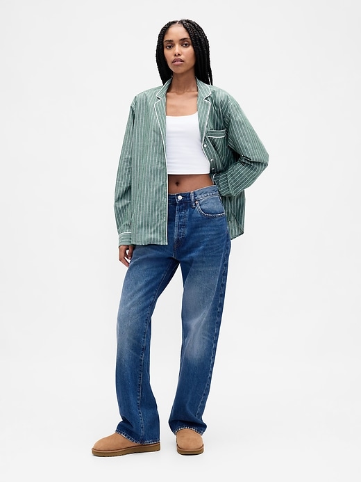 Image number 2 showing, Poplin PJ Shirt