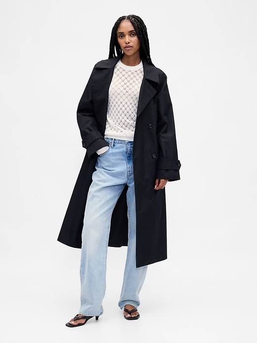 Image number 2 showing, Pointelle Sweater