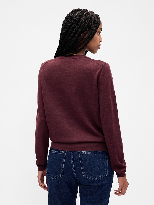 Image number 3 showing, 100% Merino Wool Crewneck Sweater