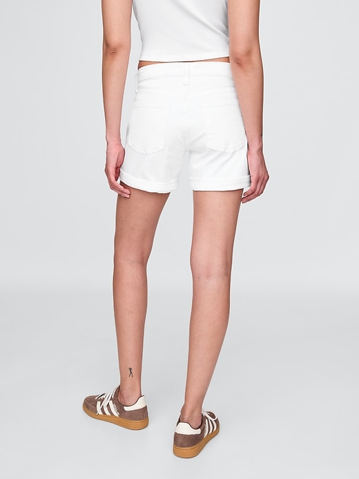 Image number 4 showing, 5" Mid Rise Girlfriend Shorts