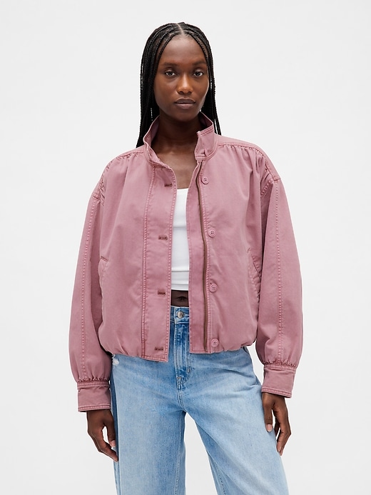 Image number 1 showing, Twill Bubble Jacket