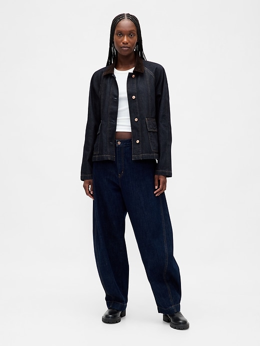 Image number 2 showing, UltraSoft Denim Swing Chore Jacket