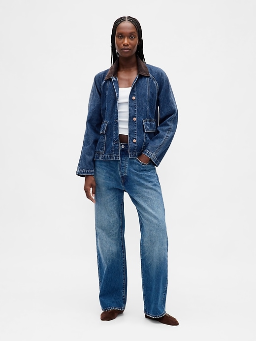 Image number 2 showing, UltraSoft Denim Swing Chore Jacket