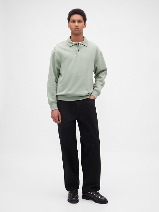 Image number 2 showing, Heavyweight Oversized Polo Sweatshirt