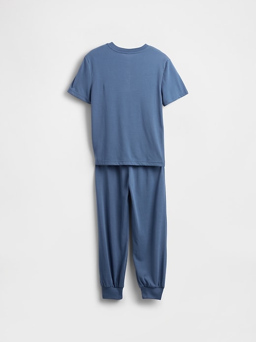 Image number 2 showing, Kids Recycled PJ Jogger Set